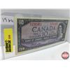 Image 1 : Canada $10 Bill 1954 S/N#RV3761053 Beattie/Rasminsky : From Coin & Currency Collector, SK