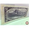 Image 2 : Canada $10 Bill 1954 S/N#RV3761053 Beattie/Rasminsky : From Coin & Currency Collector, SK