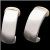 Image 1 : SOLID PLATINUM  Huggie Earrings #832085