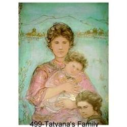 Tatyanna's Family litho by Edna Hibel #832190