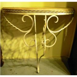 French wrought iron console #832208