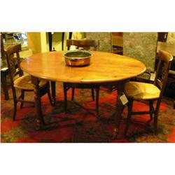 French Louis Philippe folding table #832216