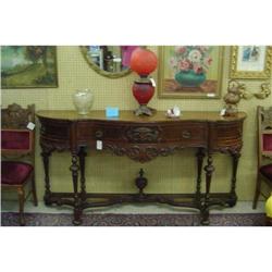 Handsome Walnut Veneer Sideboard #832223