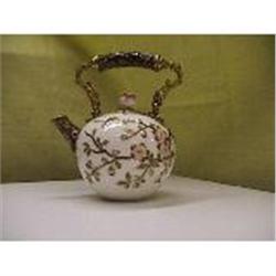 EXQUISITE ROYAL WORCESTER TEA POT  #832227