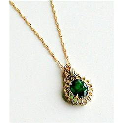 EMERALD 1.72  CARAT  * COLOMBIAN.  14k Vintage #832235