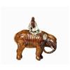 Image 1 : 19C Chinese Export Mudman Sancai Buddha Elephan #832321