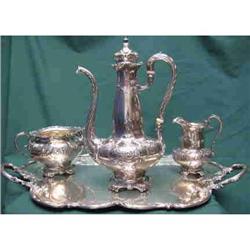 Gorham Sterling Black Coffee Set c1890 #832429