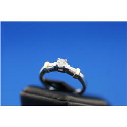 Platinum /18K Diamond Engagement Ring #832468