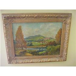 BEAUTIFUL IMPRESSIONIST OIL PAINTING J.GIUNTA #832601