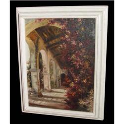 KLEITSCH Capistrano CA Mission OIL Painting #832655