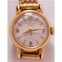 18kt Gold International Wristwatch IWC 18k #832658