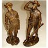 Image 1 : pr. REMINGTON style Cowboy Outlaw Bronze Statue #832659