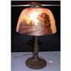 Image 1 : old Pittsburgh Reverse Glass Boudoir lamp #832674