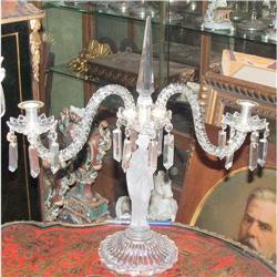 PAIR  BACCARAT candlesticks candleholder #832700