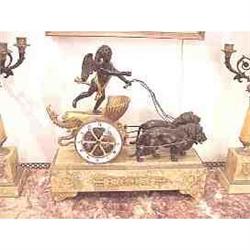 Antique Cherub 3 Piece Clock Set #832758