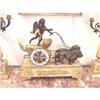Image 1 : Antique Cherub 3 Piece Clock Set #832758
