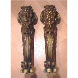 Antique Mythological Bronze Furniture Mounts #832760