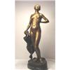 Image 1 : Bronze Female Nude w/Pan C. Wegener 1918 #832775