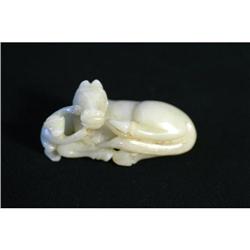 Nice Carved Jade Horse and Monkey #836582