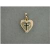 Image 1 : Childs' 14k Gold Heart Locket Pendant #836722