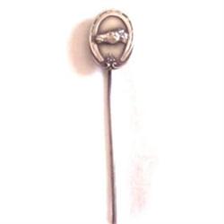 Sterling Horesehead and Horseshoe, stick pin #837194
