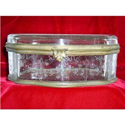 Glass Etched Jewelry Box #837197