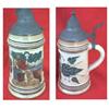 Image 1 : EARLY 1900S HIGHLY EMBOSSED 1/2L GERMAN STEIN  #837339
