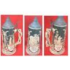 Image 1 : EARLY 1900S HIGHLY EMBOSSED 1/2L GERMAN STEIN  #837340