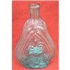 Image 1 : HISTORICAL AQUA SCROLL PINT FLASK 1840-1860 #837372