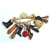 Image 1 : Unusual Victorian Pin with Charms #837410