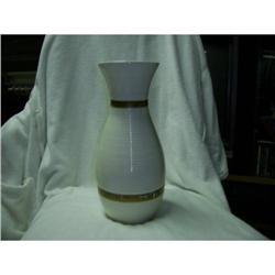 Hull Gold Metal Flour Egyptian Vase 12" #837586