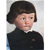 Image 1 : OLD OIL PAINTING POUTY BOY, SIGNED PLAISTED #837600