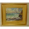 Image 1 : OIL ON BOARD SEACOAST PAINTING #849334