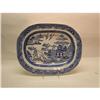 Image 1 :  Ironstone " Willow" Transferware platter  #849395