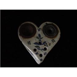 Antique French Faience Inkwell Circa 1780 #849576
