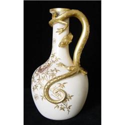 Royal Worcester 1889 Henry Hundley Dragon Ewer #849580
