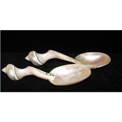 Two Early 19th Century Provincial MOP Spoons #849583