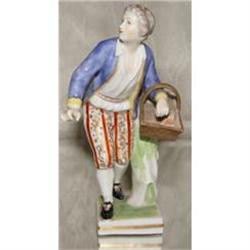 Antique Volkstedt Ackermann Fritze Boy Figure #849597