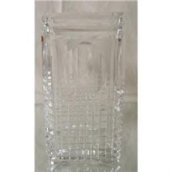Val St Lambert Vase In Clear Glass Design Simba #849598