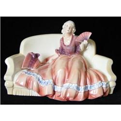 Large Art Deco Katzhutte Lady Figurine  #849608