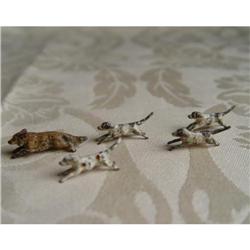 Miniature Lidice Cold Painted Bronzes Fox and #849615