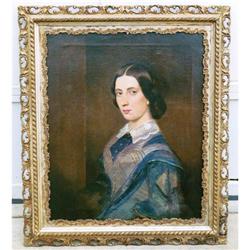 19th C. Lady in Blue #849662
