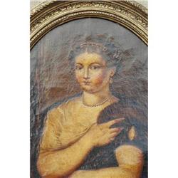 19th. C. Oval Portrait #849664