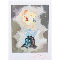 Original Dali Hand Colored Wood Block Etching #849665