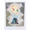 Image 1 : Original Dali Hand Colored Wood Block Etching #849665