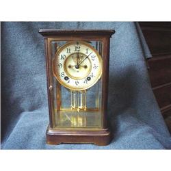 Bronze and Crystal Ansonia Clock from beginning #849784