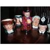 Image 1 : ROYAL DOULTON LOT OF 5 VINTAGE CHARACTER MUGS #849846