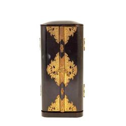 Old Japanese Wood Lacquer Buddha Travel Shrine #849886