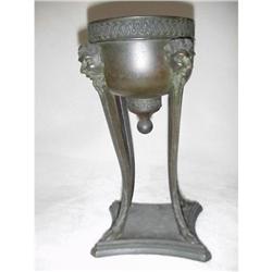 Antique Bronze Oil Lamp Base SKU M2 #849932