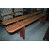 Image 1 : Pair of French pine benches #850216